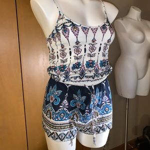 Patterned Romper